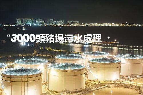 “3000頭豬場污水處理，綠色環(huán)保新篇章！”
